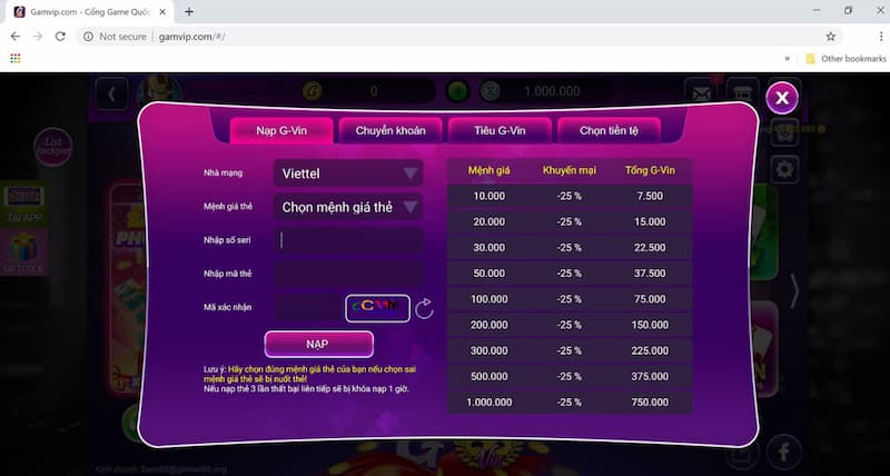 Các Phương Thức Nạp Tiền Rikvip Được Chấp Nhận