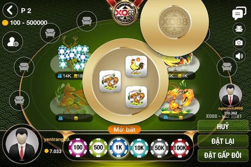 Cách chơi Bầu Cua Live tại Rikvip