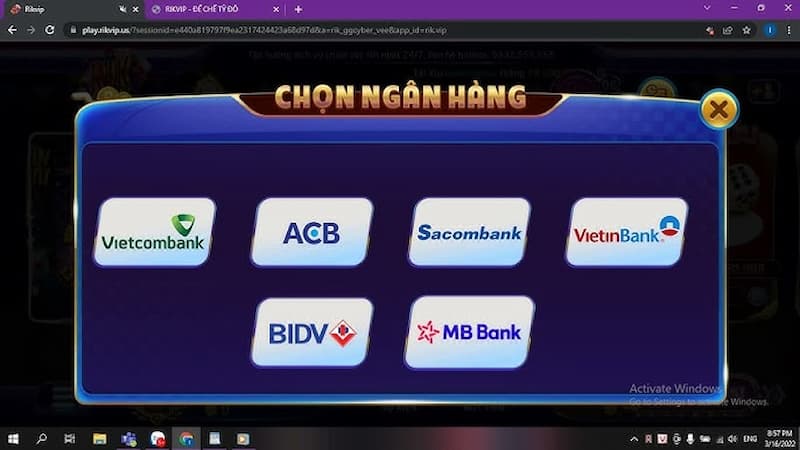 Cách Thực Hiện Rút Tiền Rikvip